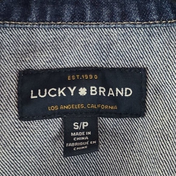 Lucky Brand Tomboy Trucker Jean Jacket Size Small - Picture 6 of 9